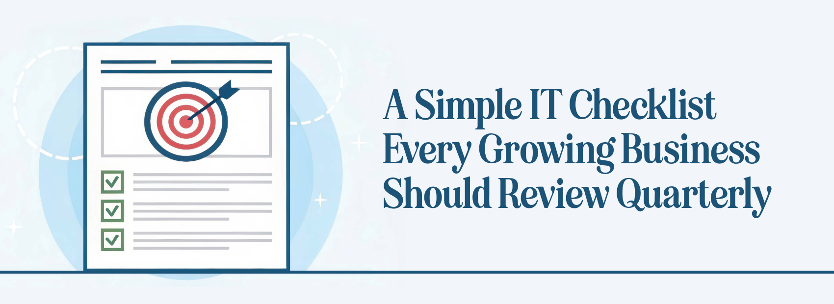 quarterly IT checklist SMBs