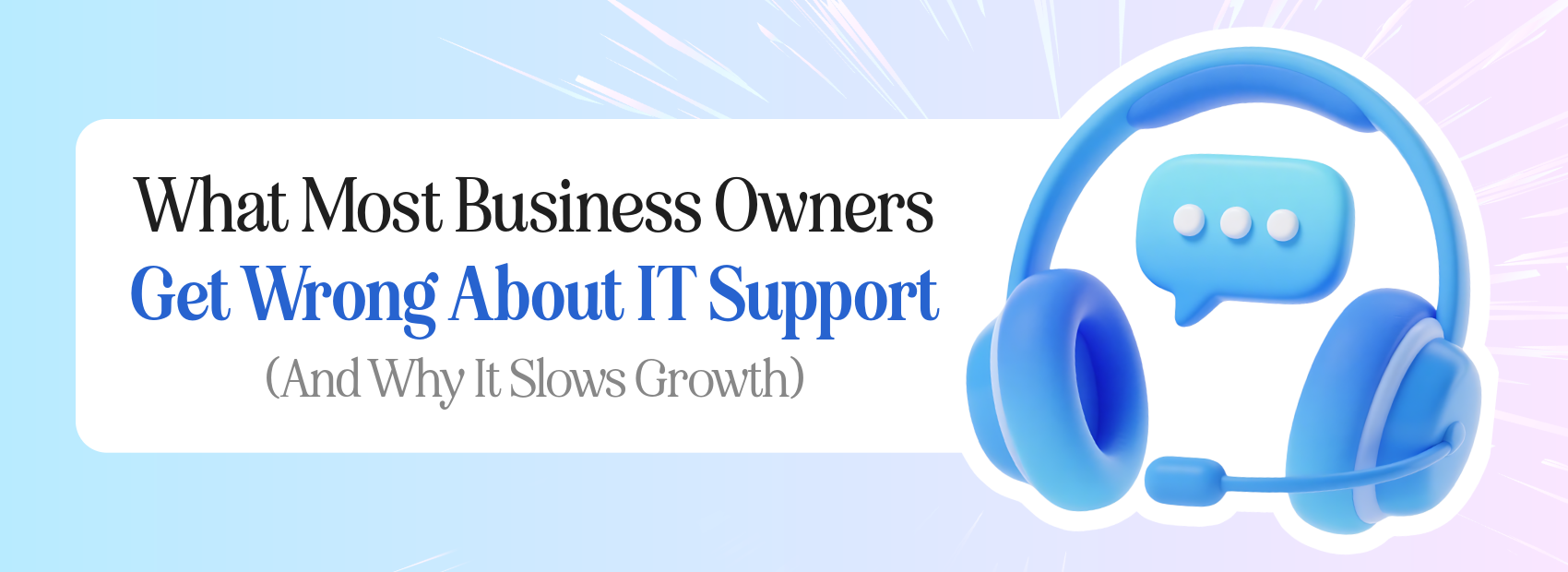 IT support slows growth
